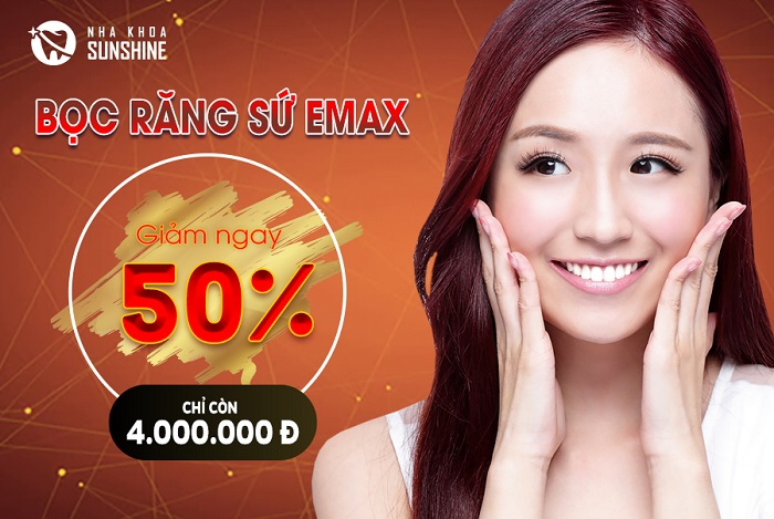 bọc răng sứ emax giá bao nhiêu